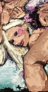 Nude Art - Paint Orgy By Val Think Oil Art That Brings This Piece To Life. - Picture 1 of 7