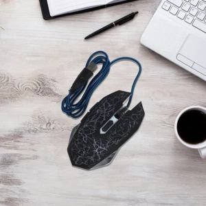 Gaming- , 6 Tasten, optische Crack-Design- mit USB-Empfänger für - Bild 1 von 12