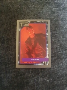 💥 T2 Terminator 2 Judgment Day, 1991 #123 Arnold Schwarzenegger It’s Over - Imagen 1 de 2