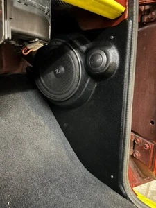 Q-Logic Custom Kick Panel Speaker Mounts GMC K5 Jimmy C1500 C2500 C3500 Carryall - Picture 1 of 4