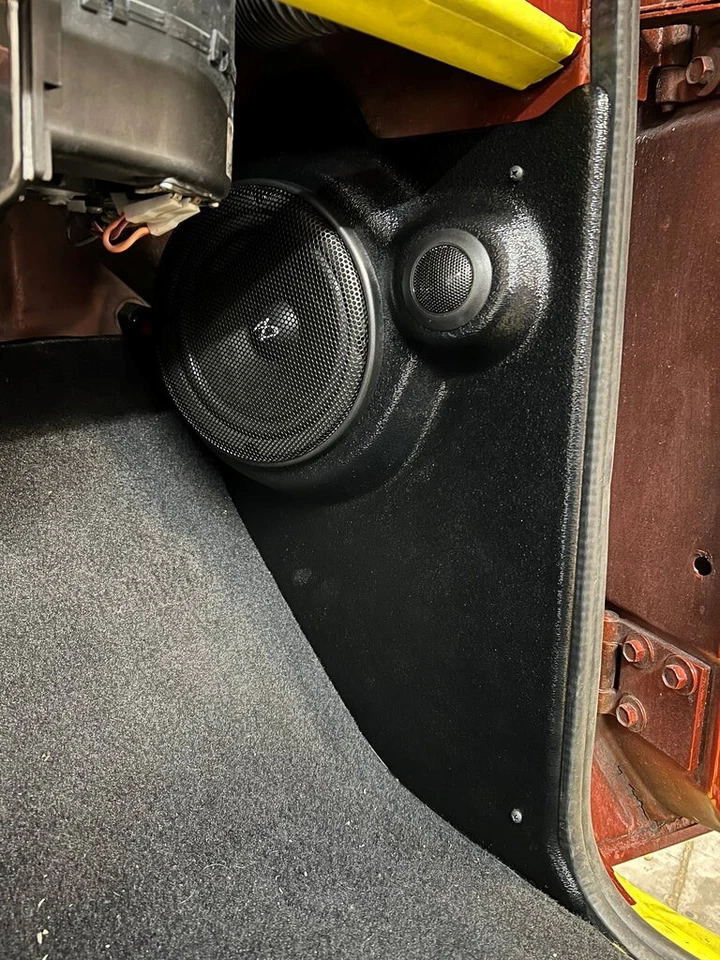 Q-Logic Custom Kick Panel Speaker Mounts GMC K5 Jimmy C1500 C2500 C3500 Carryall - Image 1 of 4