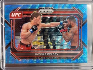 2023 Panini Prizm UFC Blue Wave Movsar Evloev - Picture 1 of 2