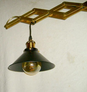 Scheren-Leuchte Messing - Bild 1 von 8