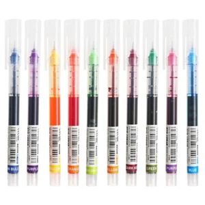 10-Pack High-Quality Kawaii Gel Pens, 0.5mm Fine Point – Multicolor Liquid Ink - Picture 1 of 1