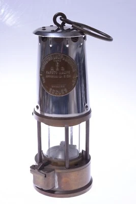 ✅ ECCLES LÁMPARA MINERA ANTIGUA M&E TIPO 6 PROTECTOR DE SEGURIDAD E ILUMINACIÓN Foto 1 de 4