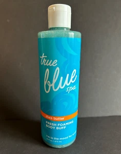 Bath & Body Works True Blue Spa Fresh Foaming Body Buff In Mood For Scrub 16 oz - Picture 1 of 7