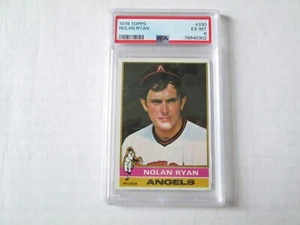 NOLAN RYAN 1976 TOPPS BASEBALL CARD # 330 GRADED PSA 6 EX-MT - Picture 1 of 2