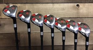DEMO RH Senior Mens Majek Golf All Hybrid 5-SW Set Senior Flex Graphite 184-BMCY - Picture 1 of 14