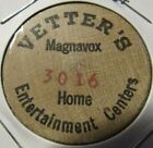 Vintage Vetter's Magnavox Home Entertainment Centers Wooden Nickel - Token #1