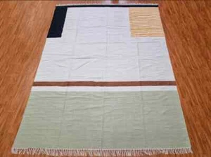 Modern Rug for Living Room Handmade Flatweave Cotton Rug Kilim Living Room Rug - Picture 1 of 4