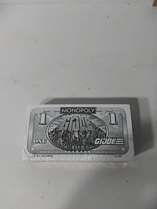 GI Joe 2009 Monopoly Collectors Edition Board Game Replacement Money Sealed - Picture 1 of 2