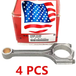 4PCS CONNECTING ROD FOR 2011-18 HYUNDAI 2014-20 KIA 2.0L 23510-2E001 23510-2E400 - Picture 1 of 9
