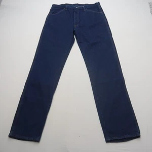 Rustler Mens Heavyweight Regular Straight Jeans Size 36 x 36 Dark Wash NWT - Picture 1 of 9