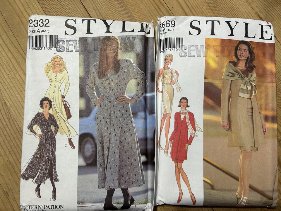 2 Style ladies  1990's uncut sewing patterns, sizes 18 - 18  - Image 1 of 3