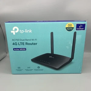 TP-Link AC750 Dual Band WiFi 4g LTE router Archer MR200 - Afbeelding 1 van 4