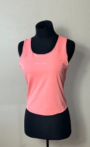 Spyder Active Women's Top Size M Orange Built in Cups Active Wear Jogging Gym - Bild 1 von 7