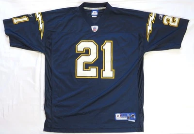 Camiseta vintage de los San Diego Chargers de la década de 2000 NFL fútbol Reebok #21 Tomlinson azul Foto 1 de 4