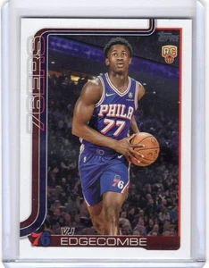 VJ EDGECOMBE 2025-26 Topps ROOKIE CARD #203 - 76ERS - Picture 1 of 1