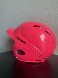 Casco da battuta softball rosa basso profilo WORTH taglia unica 6-1/8-6-7/8 sport - Foto 1 di 3