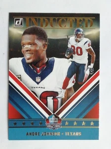 Andre Johnson 2024 Panini Donruss Football Hall of Fame Inducted No. I-AJ Texans - Bild 1 von 2