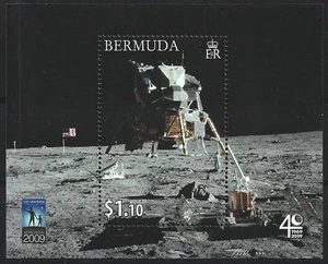 Bermuda - 1. bemannte Mondlandung Block 19 postfrisch 2009 Mi. 977 - Bild 1 von 1