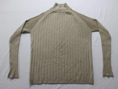 Concepts By Caliborne Men's Long Sleeve Solid Mock Neck Sweater EJ3 Beige Medium - Image 1 of 3