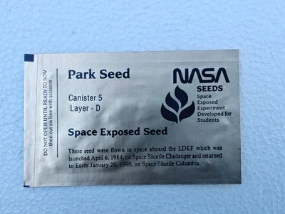NASA Space Exposed Tomato Seeds LDEF STS-41C - STS-32 - Image 1 of 3