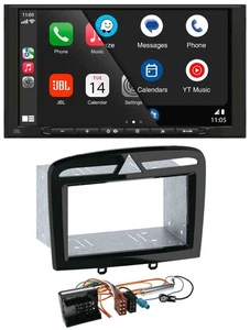 JBL USB 2DIN MP3 Bluetooth AUX Autoradio für Peugeot 308 SW CC 09-14 schwarz - Bild 1 von 9