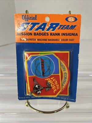 Juego de parches oficiales Star Team 1970 vintage - Ideal Toy Corp - Hecho en Japón - ¡LEER! Foto 1 de 4