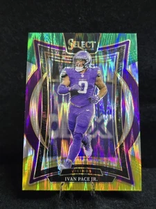 2024 Select - Ivan Pace JR #62 GREEN And Yellow Prizm - VIKINGS  - Bild 1 von 2
