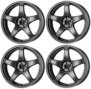 Set of 4 ENKEI Genuine PF05 17x9.0 +20 5x114.3 DS from Japan - Picture 1 of 6