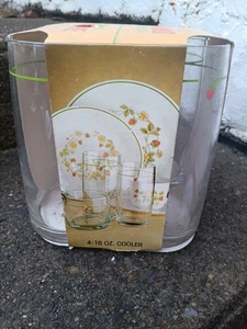 Corelle Contemporary Trinkgeschirr 16 Unzen Gläser Strawberry Sunday NEU  - Bild 1 von 6