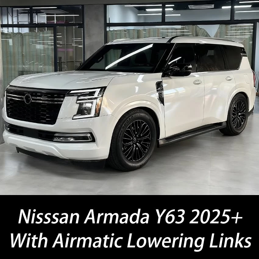 Para 25+ Nissan Armada Y63 con Suspensión Neumática Kit Eslabones Bajantes Módulo Varilla Foto 1 de 4