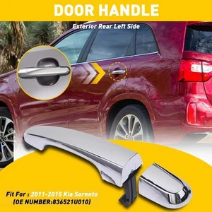 1/2/3SET Rear Left Driver Outside Door Handle For 2011-2015 Kia Sorento Silver O - Picture 1 of 14