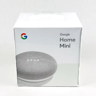 Google Home Mini Smart Speaker w/ Google Assistant (Chalk Grey | GA00210-US) New - Image 1 of 4