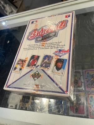 1991 UPPER DECK BASEBALL FACTORY SEALED UNOPENED BOX HANK AARON HIGH SERIES - Image 1 of 3