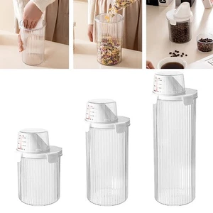 Cereal Organizer Dry Food Storage Easy Dispensing Food Management Measuring Cup - Picture 1 of 35