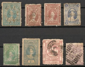 Australia Queensland Stamps 1866-1872 Stamp Duty, Newspaper + Railway Stamps - Picture 1 of 1