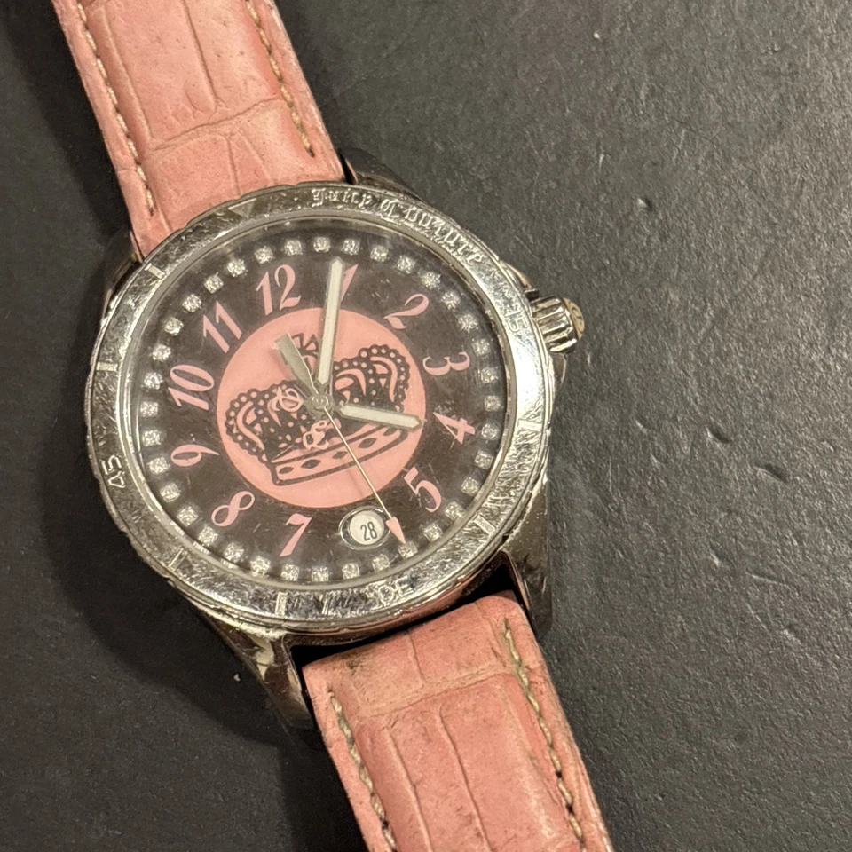Reloj R88 Juicy Couture Mujer Tono Plateado Sin Probar Para Piezas Reparación Restauración* Foto 1 de 4