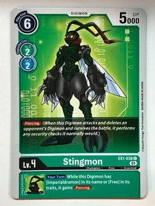 Digimon Classic Collection Stingmon EX1-038 NM/M - Picture 1 of 1