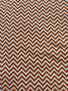 Moda Fabric Half Moon Zig Zag CHEVRON Orange Tangerine 32217-17 Lot 3+ yards - Picture 1 of 3