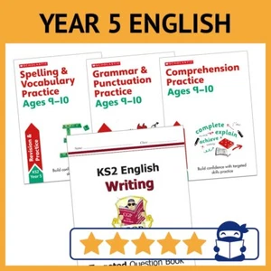 Year 5 English Books for 2025 - Workbook Bundle - Ages 9-10 - with Answers - NEW - Imagen 1 de 12
