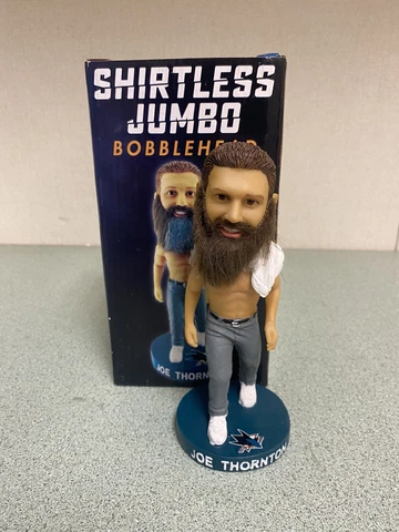 Joe Thornton San Jose Sharks Shirtless Jumbo Hockey Bobblehead Special Event SGA Cover