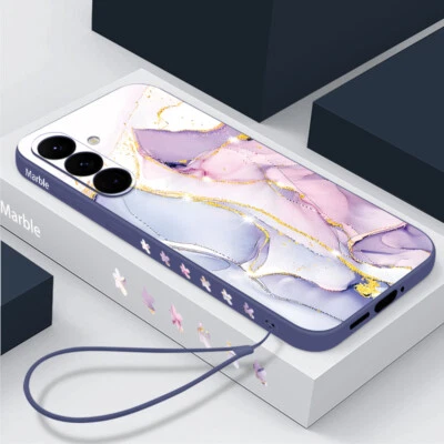For Samsung Galaxy S25 S24 FE S23 Ultra S22 S21 S20 TPU Shockproof Marble Cover - Image 1 of 4