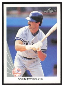 1990 Leaf #69 Don Mattingly - New York Yankees - Picture 1 of 2