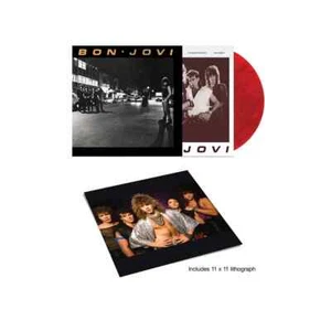 Bon Jovi - Bon Jovi 40th Anniversary Limited Edit. Ruby RED Vinyl LP + Litho NEW - Imagen 1 de 1