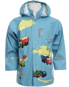 Playshoes Regenjacke Hellblau mit abnehmbarer Kapuze Größe 140 NEU - Bild 1 von 1