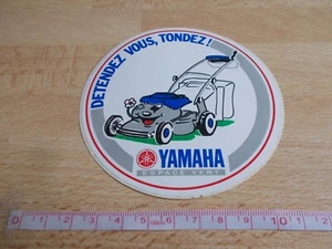Autocollant Tondeuse à gazon YAMAHA - Picture 1 of 1