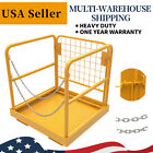 Forklift Cage Work Platform Safety Cage 36x36 inch Collapsible Heavy Duty 1100lb