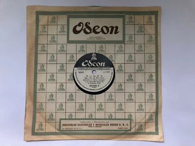 Adolfo Pérez - Rumor/Argañaraz - Odeon - 78RPM - 10" - Image 1 of 4